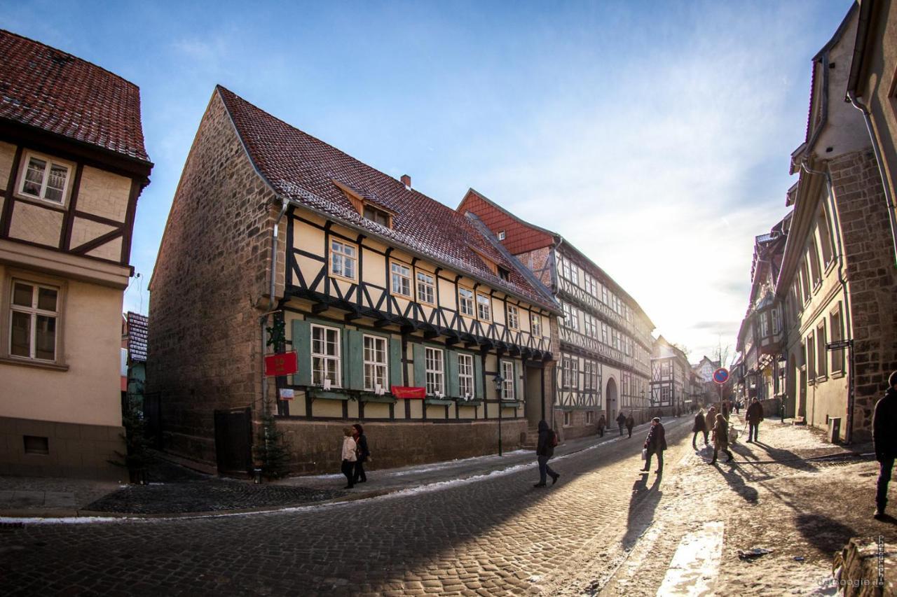 Himmlischer Hof - Juwel Von 1477, Terrasse, Kamin, P, Oeko, Denkmal Quedlinburg Exterior photo